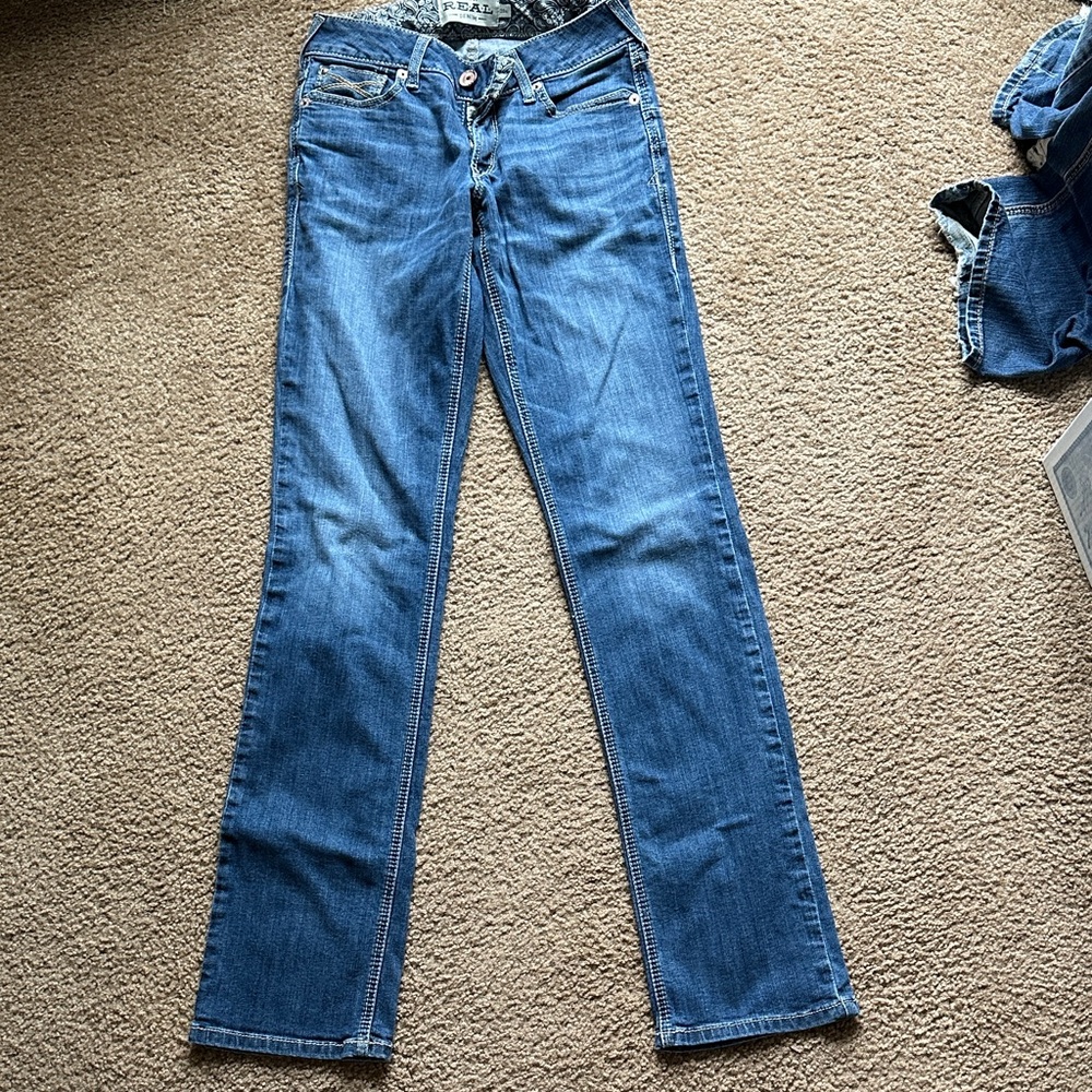 Ariat Women's Straight Leg Blue Jeans